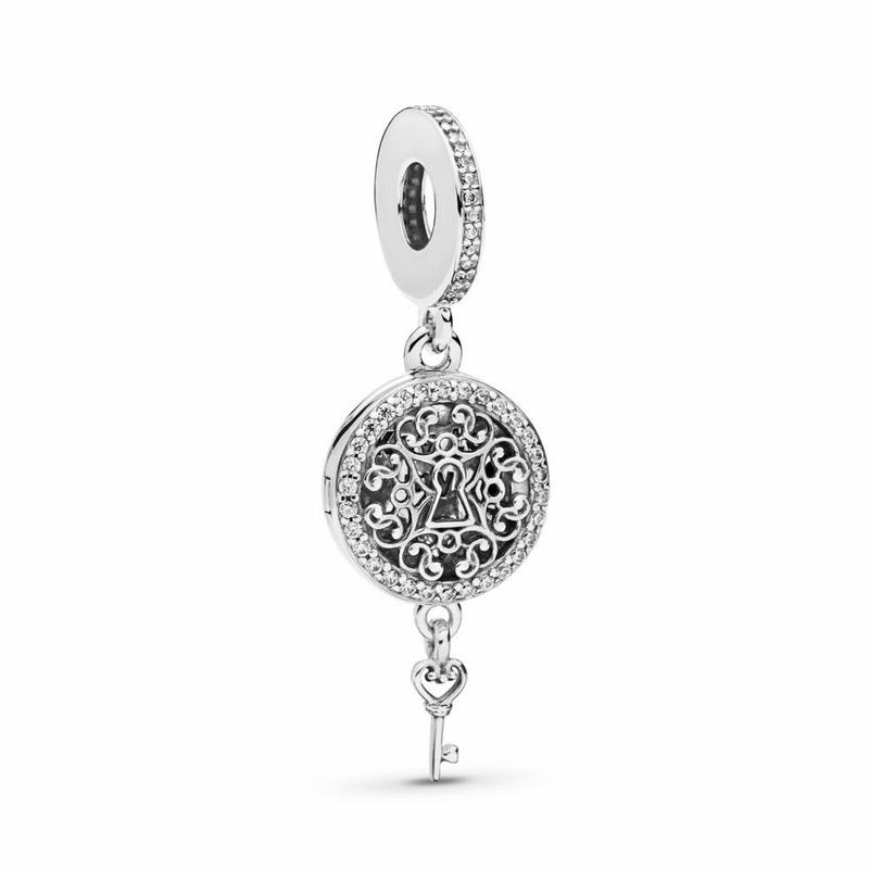 Pandora Regal Love Key Dangle Charm NZ Sale, Sterling Silver (035871-HNR)